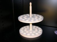 SUPPORT EPROUVETTE ROND 25 PIECES