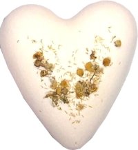 Coeur de bain effervescent camomille et miel