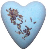 Coeur de bain effervescent lavande